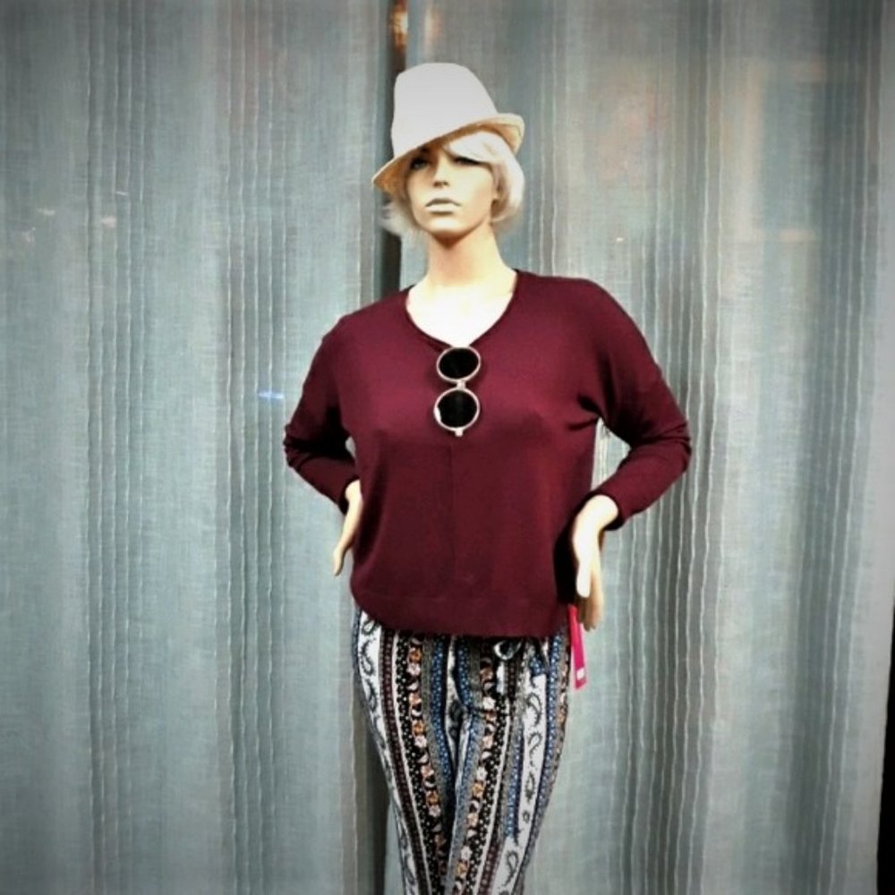 Camille modeling her new outfit